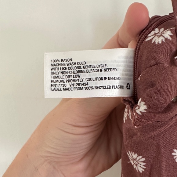 Wild Fable Mauve Floral Jumpsuit - Picture 8 of 8